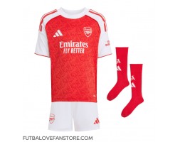 Arsenal Declan Rice #41 Domáci Detský futbalový dres 2025-26 Krátky Rukáv (+ trenírky)